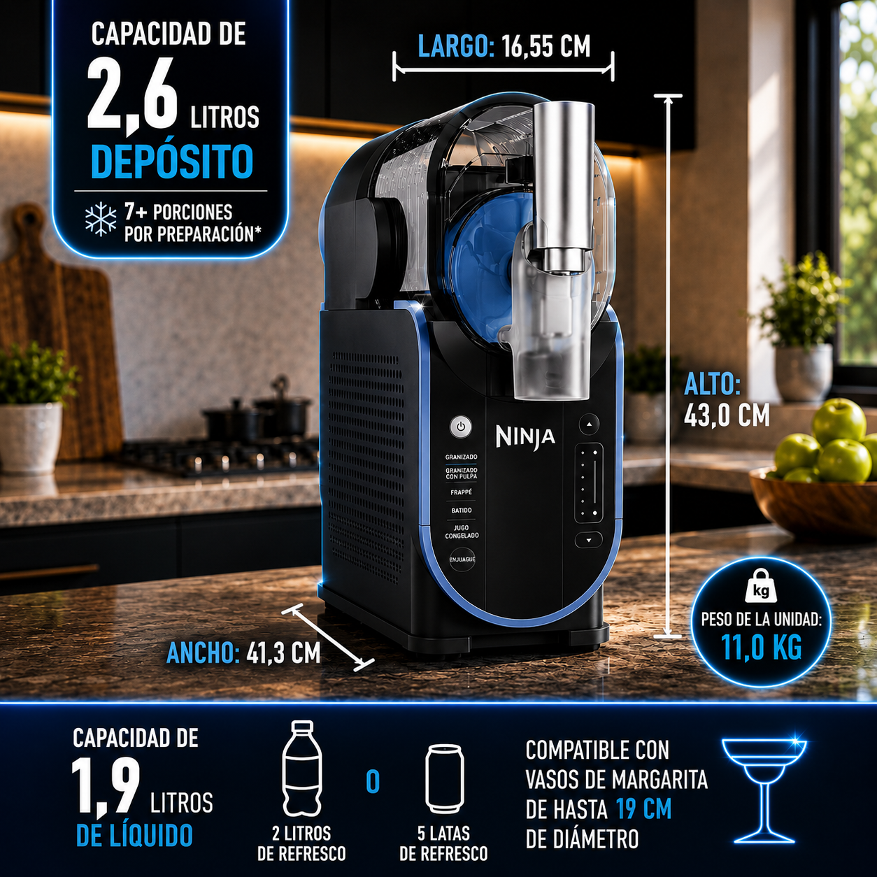 Lumina Slush 7+ porciones